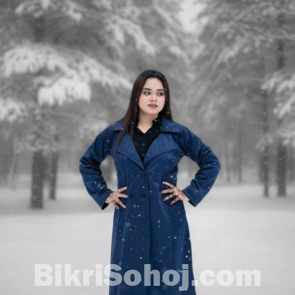 Stylish Ladies Overcoat ( Button System)